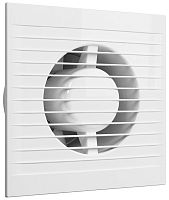 Вентилятор осевой Era E 125 S C D125 c сеткой и обратным клапаном белый картинка